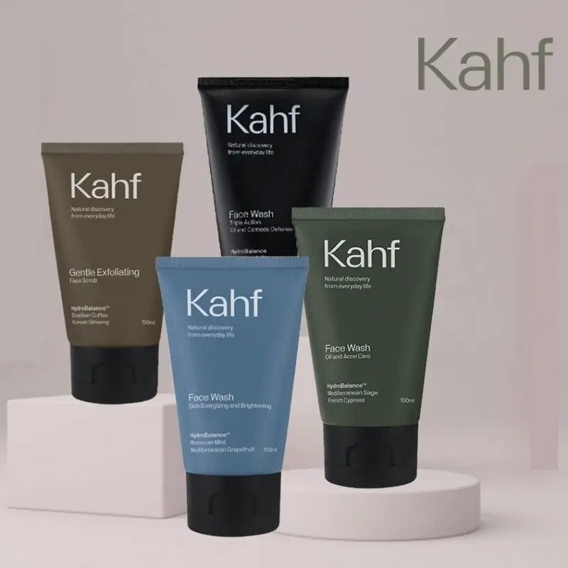 KAHF Face Wash Skin Energizing and Brightening / Triple Protection Sunscreen Moisturizer