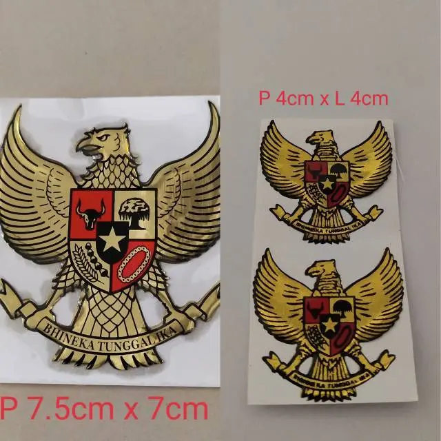 COD stiker emblem GARUDA INDONESIA 3D KUALITAS TERBAIK Naziastiker 0