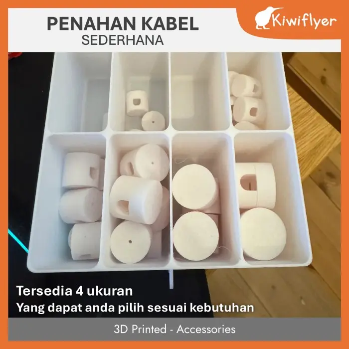 Klip / Penahan Kabel - Cable Mount / Clip / Holder - 3D Printed 8