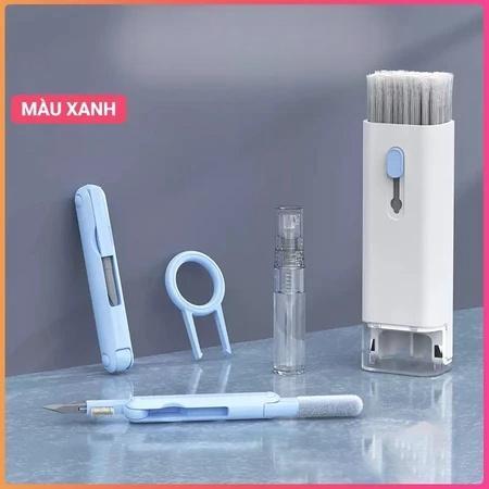 Bộ Dụng Cụ Vệ Sinh Laptop - Máy tính - Bàn Phím - Tai Nghe Airpod Đa Năng 7 in 1 Siêu Nhỏ Gọn