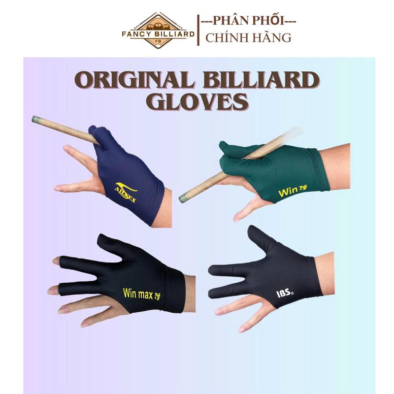 Combo 10 Găng Tay Bida cao cấp  Chống Trơn Chống Trơn Trượt Bao Tay Bida WIN, AILEEX, IBS, WINMAX, Sport cpba gloves