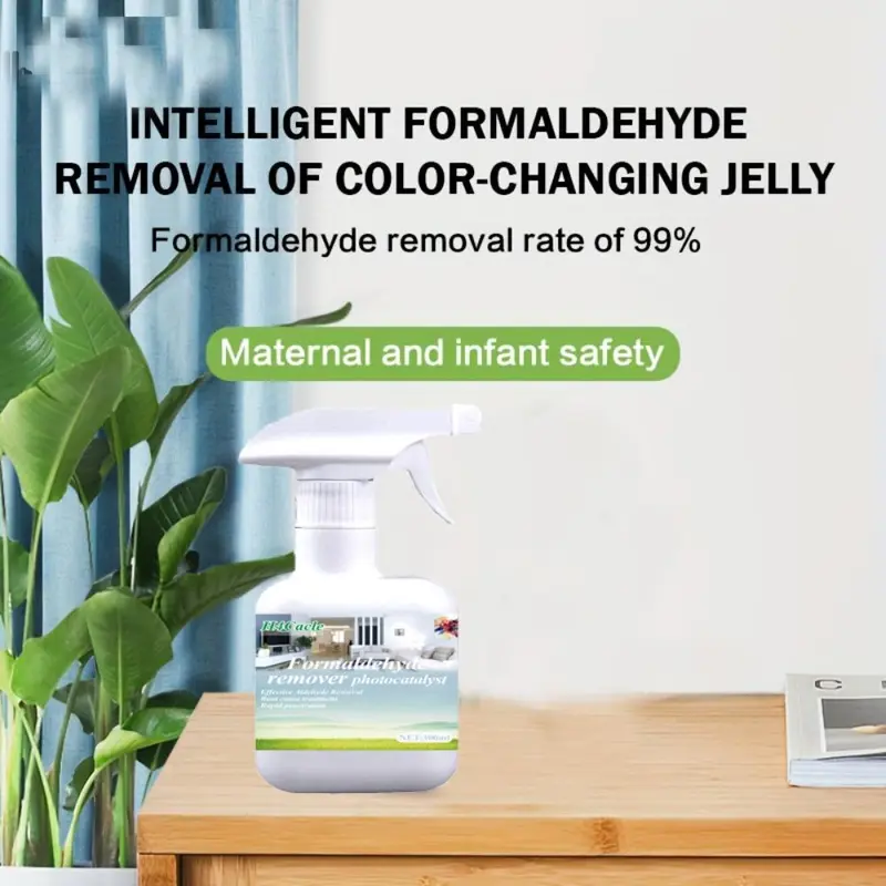 Multipurpose Formaldehyde Remover, 1 Count Household & Car Air Purifier Spray, Formaldehyde Remover for New House, Bedroom, Sofa, Plastic Interior 7
