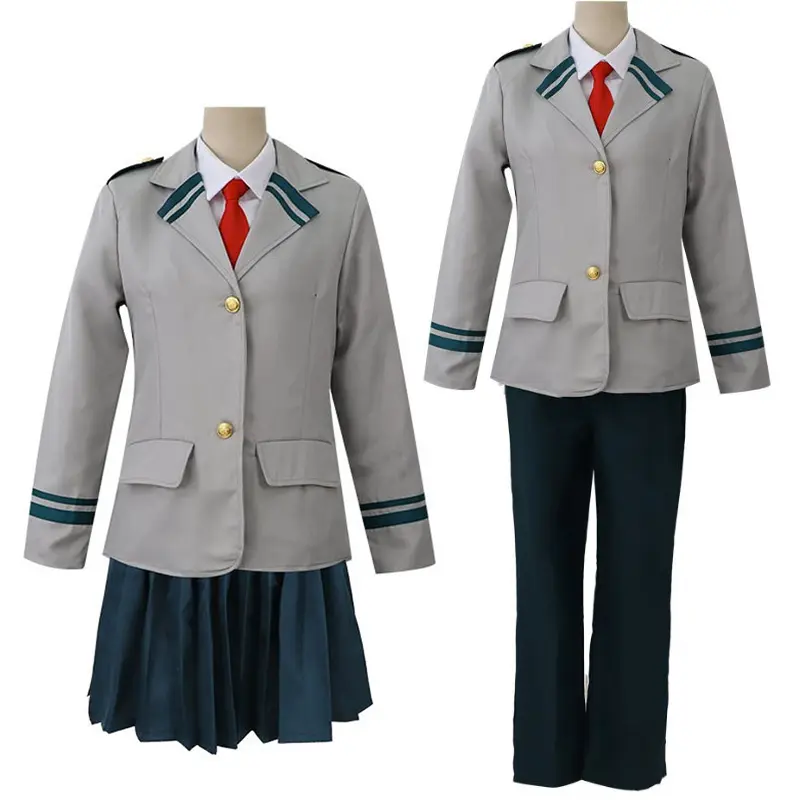 Trang phục cosplay Anime Nhật Bản My Hero Academia Đồng phục học sinh Boku no Hero Academia cho nam và nữ Bộ áo và váy
