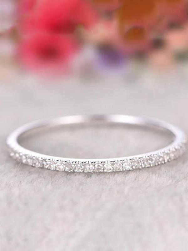 Women's Elegant Rhinestone Decorated Ring, Exquisite Trendy Ring for Wedding Engagement Party, Fashionable Jewelry for Women As Gift 2