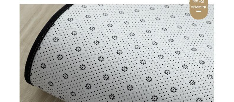 Product Introduction of Thảm trải giường hoàn toàn, phong cách Bắc Âu, nâng cấp mềm mại và mịn màng, nhuộm cà vạt, với mô hình len và lụa, thích hợp cho phòng Khách, bàn trà và thảm đầu giường, thảm tóc dài, thảm trang trí đèn lồng, thảm 18