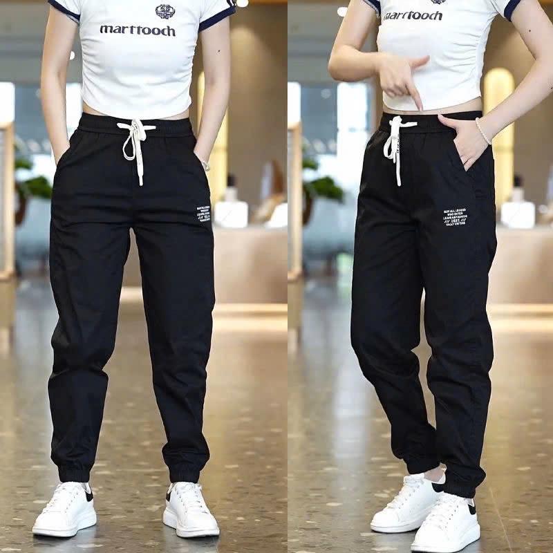 Product Introduction of A1 Quần Dài Kaki Chun Gấu Thể Thao Dáng Jogger Rộng Chất Kaki Phong Cách Đường Phố Thời Trang Xuân Thu Đông Cho Nam Nữ Sport Tập Gym 17