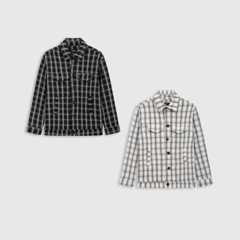 Áo khoác ROWAY dạ tweed cao cấp | Dạ ô