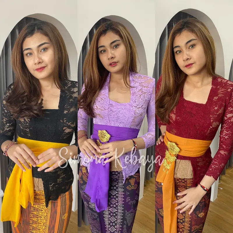 setelan kebaya 100rb kebaya bali strait terupdate (katalog 1) batik - dress - wanita  atasan  setelan Bawahan Baju Kain 0