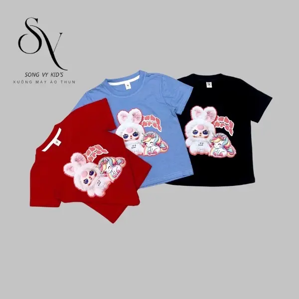 áo thun babythree trắng hồng  ma 2 chât vải coton mềm mịn thoáng mát cho bé từ 13-44kg
