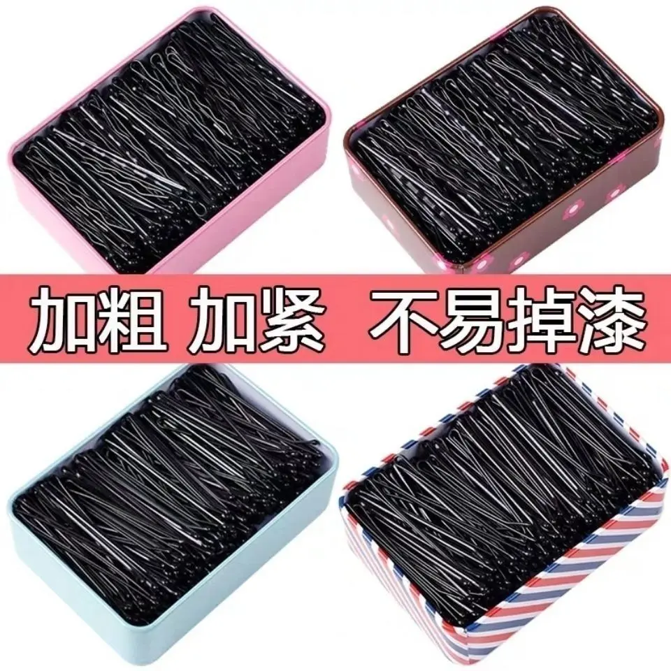 Kẹp Tóc Màu Đen, Để Tạo Kiểu Tóc, Kẹp Một Dây, Thích Hợp Cho Nghệ Sĩ Trang Điểm, Kẹp Tóc Dày, Cho Búi Tóc, Kẹp Màu Đen Cố Định Hình Chữ U
