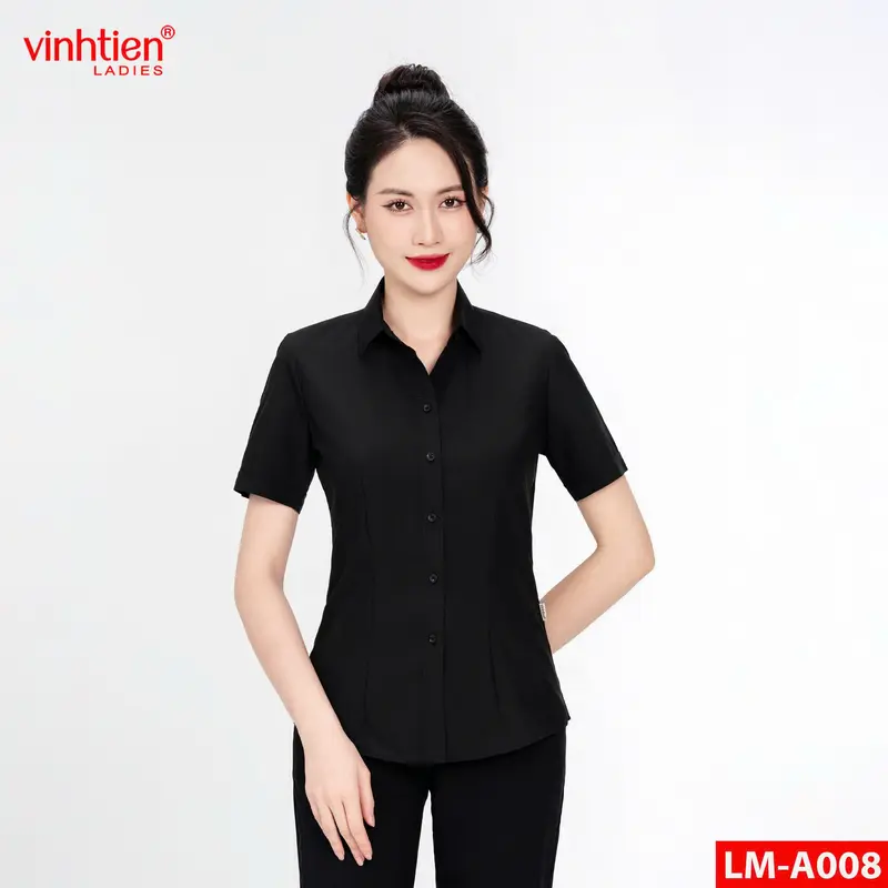 Áo SMNT Vĩnh Tiến Ladies ,GTB 295 , Vải Trơn Chất Liệu Modal 6