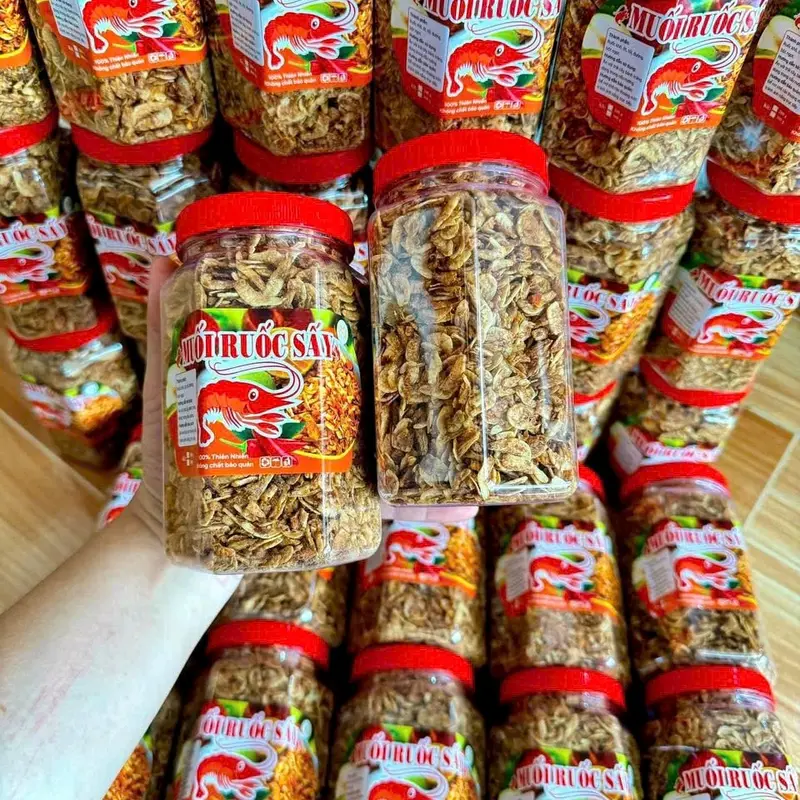 (Mùng 6 Giao) Muối Ruốc Sấy Nguyên Con hủ 200g 1