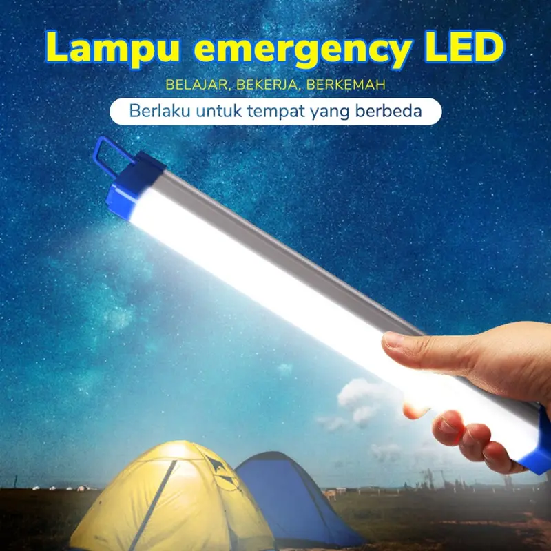 Lampu Neon LED Panjang USB Portable Emergency Lamp Super Terang 0