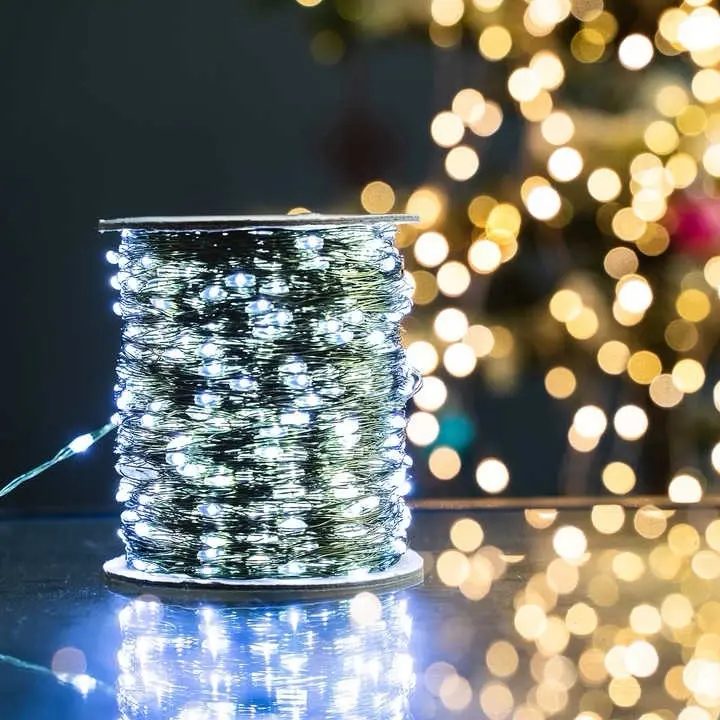 Đèn LED dây trang trí cây thông Noel 2025, 50m500led, 100m 1000led, 200m 2000led.