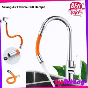 YBL-COD Selang Air Flexible Ekstensi 47Cm Sambungan Keran Air Universal 360 Derajat Bahan Silikon 19Cm Selang Air Wastafel Cuci Piring 38Cm Murah BELI LOKAL