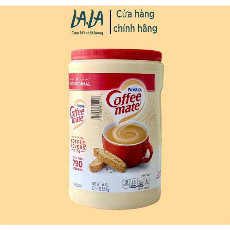 Date 04 2025 BỘT KEM PHA CÀ PHÊ NESTLE COFFEE MATE ORIGINAL 1.5KG MỸ