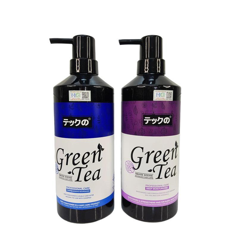 Dầu gội xả Green Tea Meiki  780ml ( Dưỡng sâu - kiềm dầu - giảm gầu ) dầu mỡ không chứa paraben