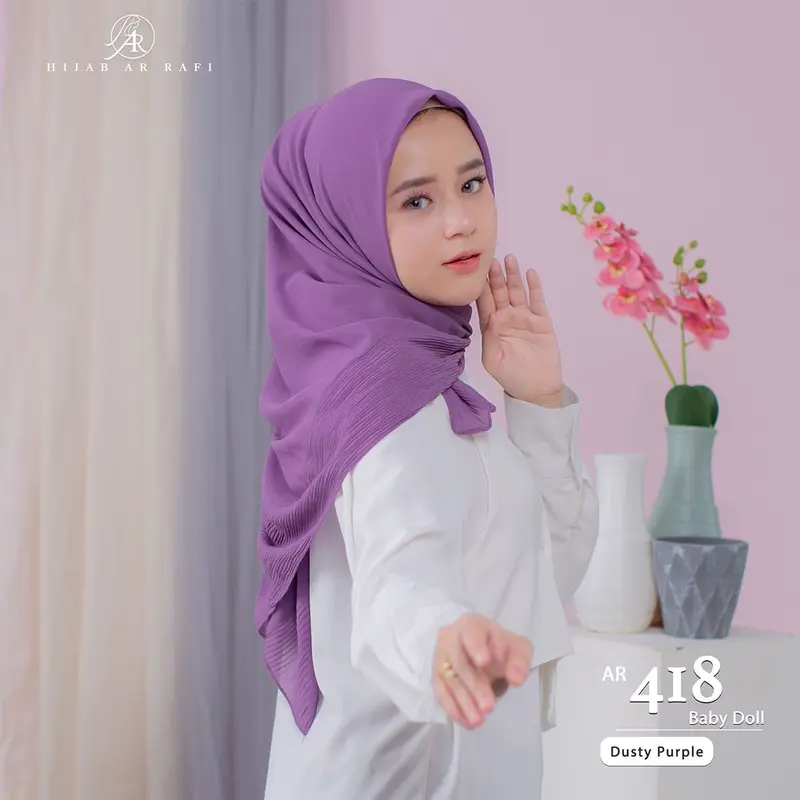 AR RAFI | Hijab AR 418 - Bahan Baby Doll 1