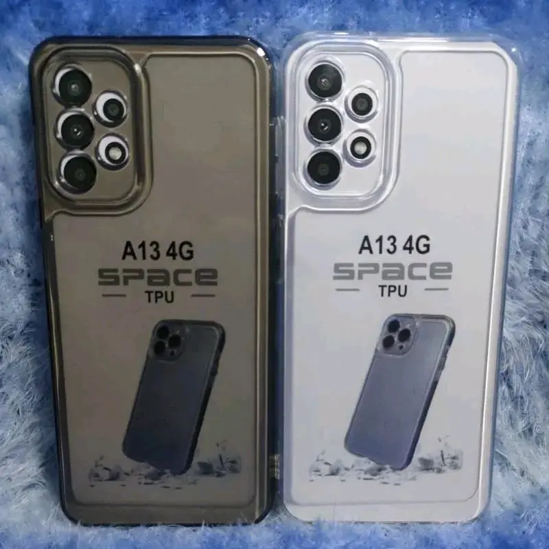 shoftcase  SAM A13 4G silikon casing case clear bening transparan space tahan air ful karet