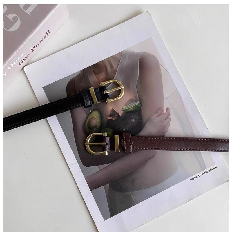 Product Introduction of Quần Jean Nữ, Thời Trang Và Dễ Phối Đồ Đồ Trang Trí Tinh Xảo, Màu Đen, Thắt Lưng Mới Hợp Xu hướng Thích Hợp Cho Phụ Nữ Túi Trống Du belt  man 7