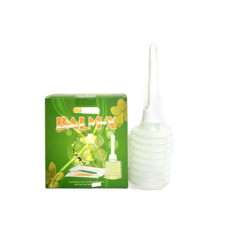 ( Che Tên ) Kit Vệ Sinh Phụ Nữ BALM-X ( 15 Gói Muối + Bình Rửa) 3