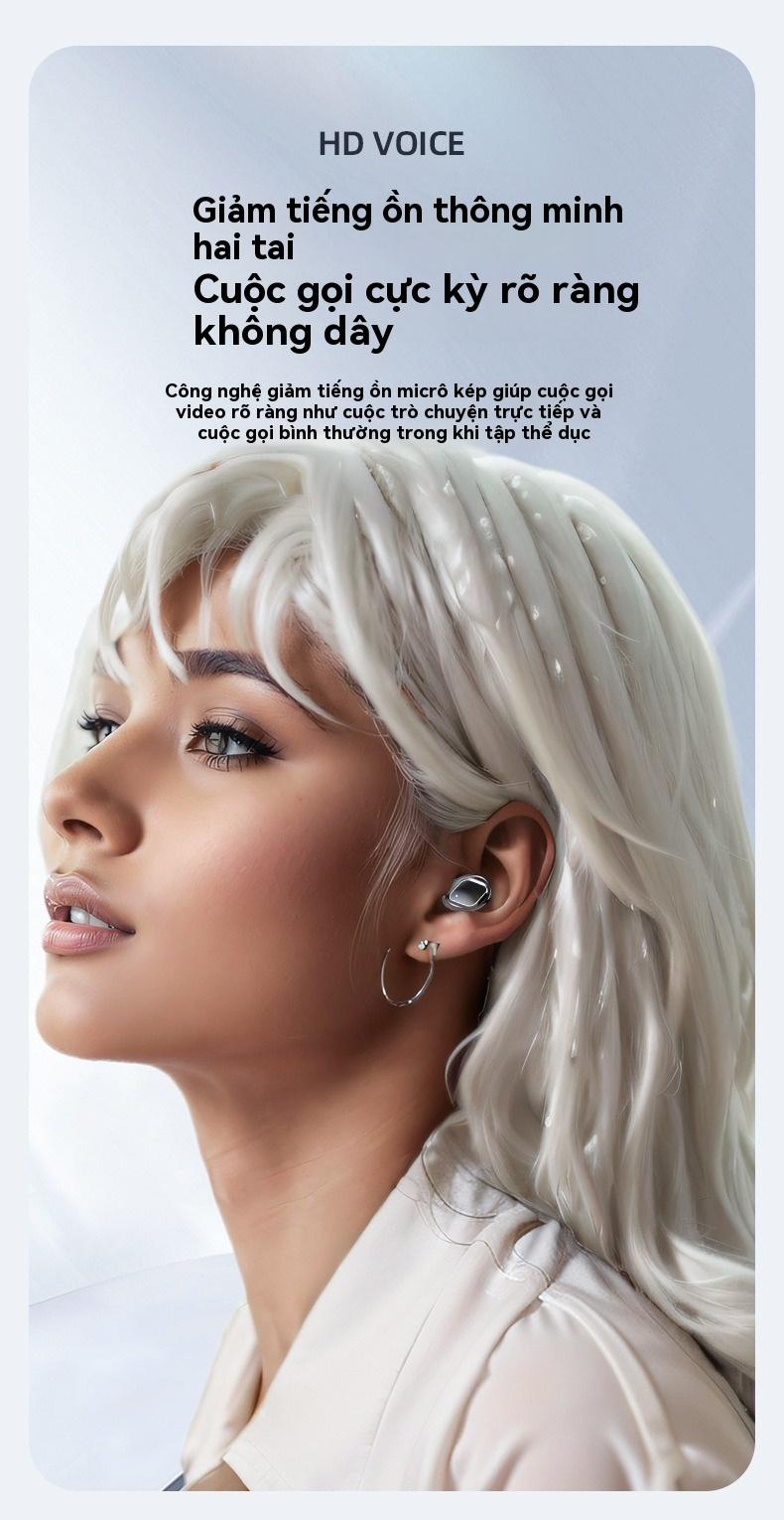 Product Introduction of Tai Nghe Bluetooth Không Dây, Trong Tai, Dung Lượng Lớn, Màn Hình Kỹ Thuật Số Tráng Gương, Thời Lượng Pin Siêu Dài, Giảm Tiếng Ồn Thông Minh, TWS Earphone 5