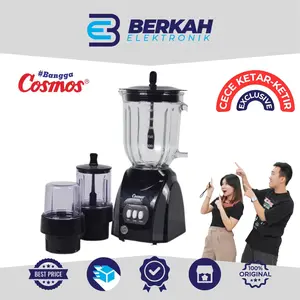 [COD] [EKSKLUSIF CECE KETAR KETIR] COSMOS BLENDER CB282G / CB-282G / CB 282G (KACA / 2 LITER) GARANSI RESMI