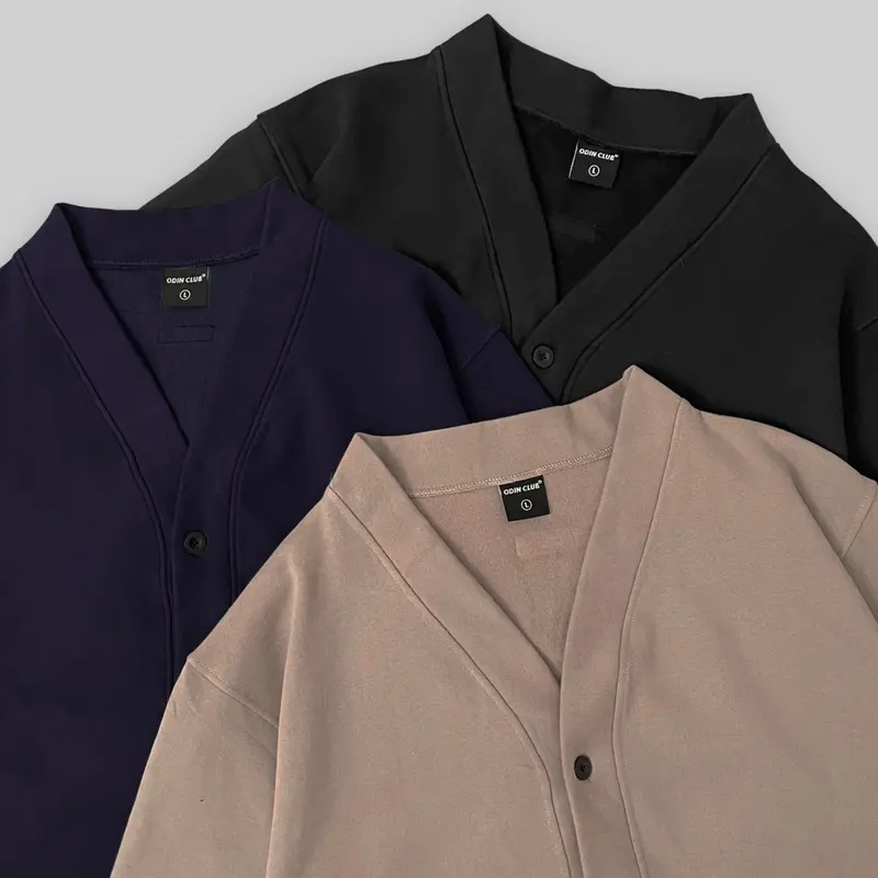 Áo Cardigan Nỉ Henry ODIN CLUB 8