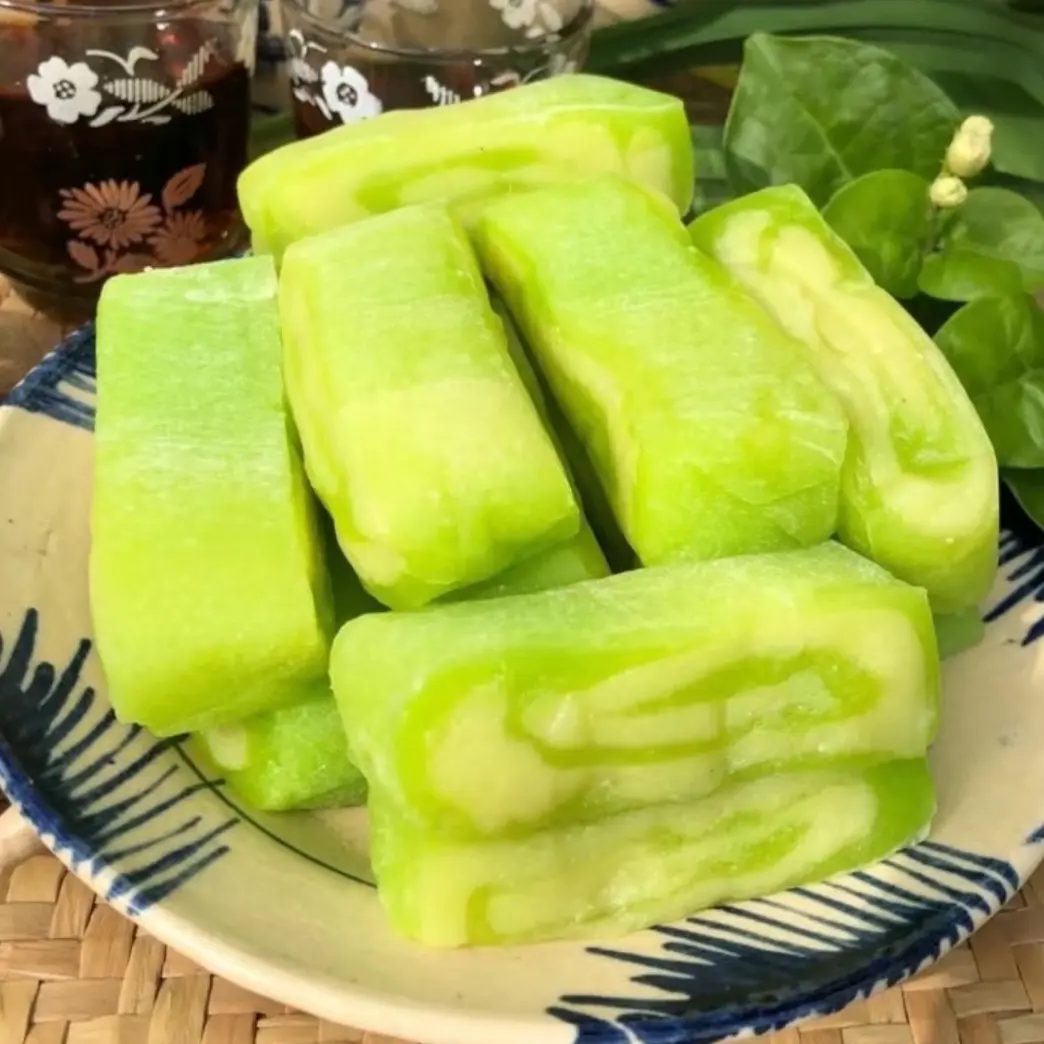 Thanh Bánh Dẻo Đậu Xanh Quê Hương [Set 3 Thanh 15 Bánh] Bánh Nếp Dẻo Đậu Xanh Tuổi Thơ Thơm Ngon Ăn Vặt
