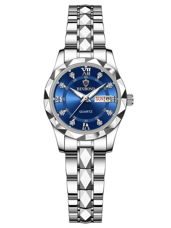 Women's Elegant Fashion Round Dial Analog Quartz Watch, Fashion Watch for Party, Daily Clothing Decor, Trendy All-match & Exquisite Watch for Birthday Gift 7