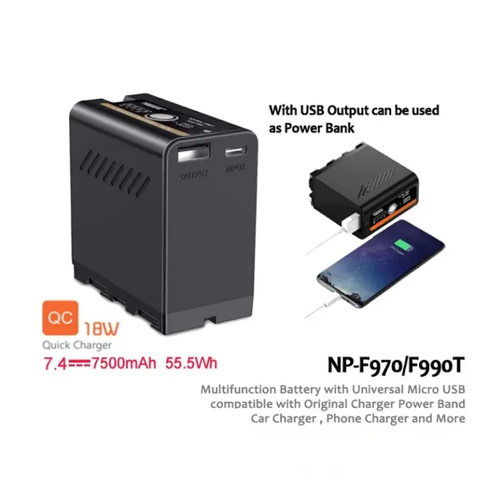 Takara Battery NP F970 F 970 For Sony Takaran Battery 1