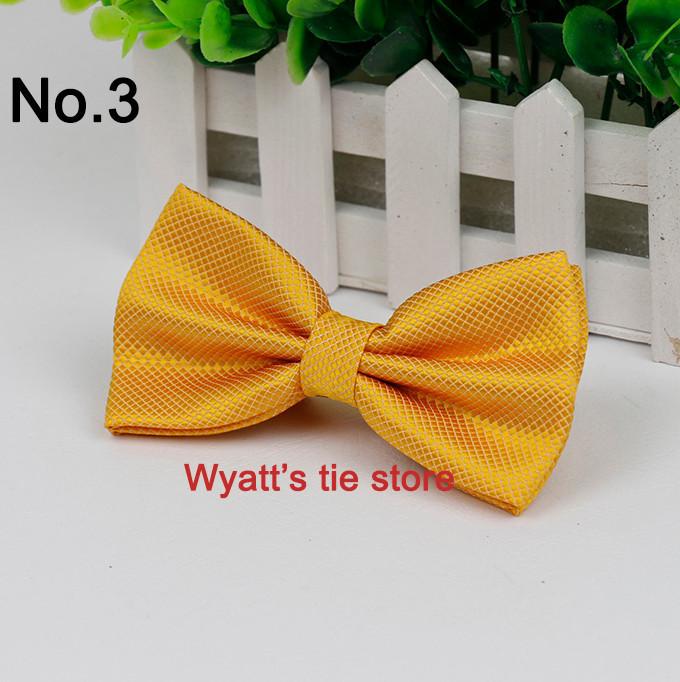 Product Introduction of $ Bow Tie Men's Polyester Jacquard Bow Tie Hidden Check Fine Texture Bow Tie Korean Style British Wedding Bow Tie 3