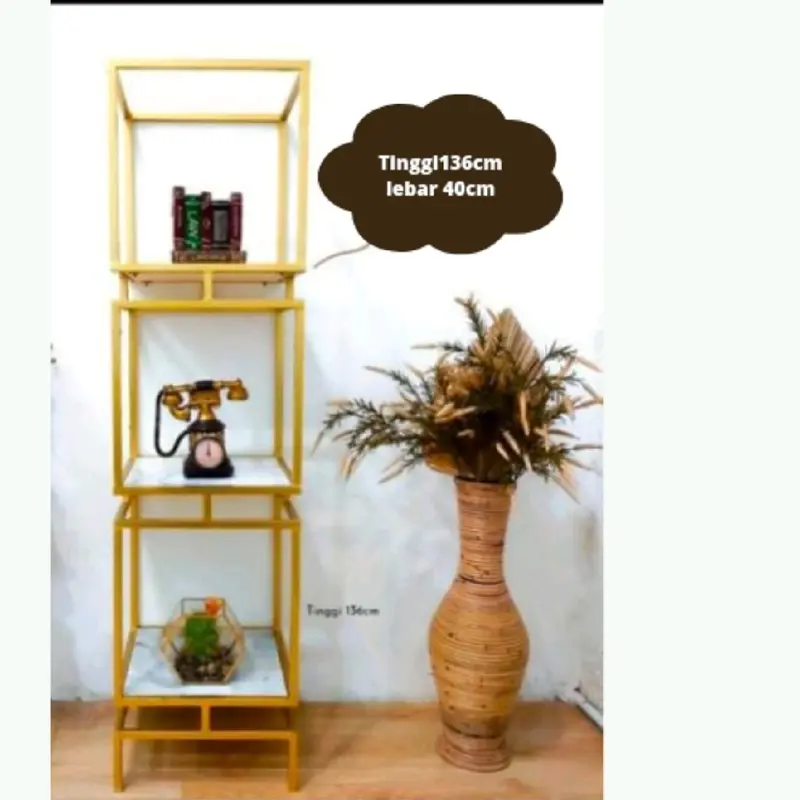 meja tamu aestetik / meja mewah / Rak Balok | Rak unik | Rak aestetik | Rak mewah Furniture 2