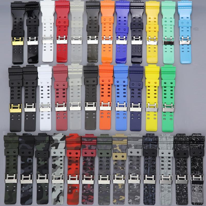 Dây Đeo Đồng Hồ Silicon, Cho GA110, GA200, GA400, GA300, GD110, GA700, G8900, GLS100, GD100, GLS8900, Vòng Đeo Tay, Vòng Đeo Tay Voi Phụ Kiện Móc Khoá Caro 1