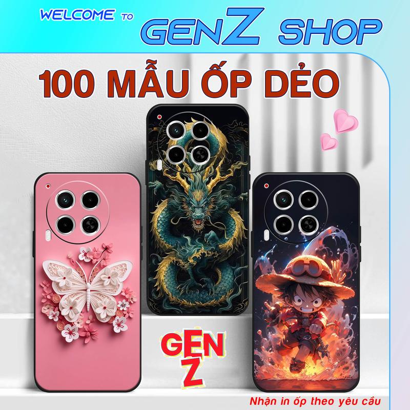 Ốp dẻo cho Tecno Camon 30 - 100 mẫu Ốp lưng điện thoại nhựa dẻo TPU bảo vệ camera chống sốc GenZ Shop ốp điện đẹp