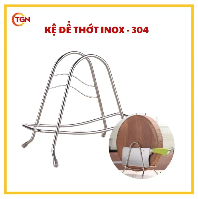 Kệ để thớt inox chất liệu inox - nhỏ gọn, chắc chắn Nhà Bếp