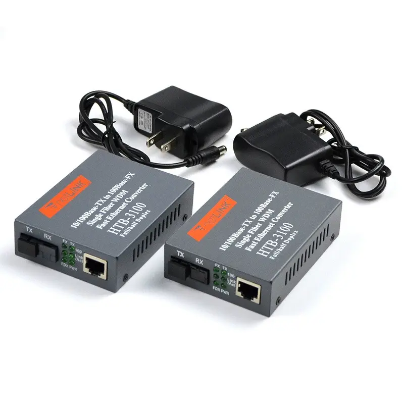 Converter Quang to Lan Netlink HTB-3100AB 10/100 Mbs ( 1 cặp )