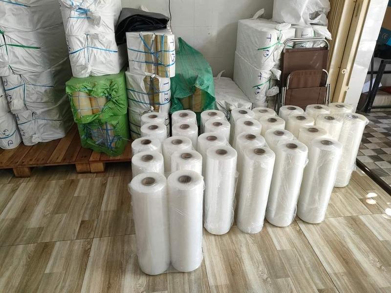 COMBO 5 CUỘN PE 30CM PE GIÁ SỈ màng chít Màng PE 30cm quấn hàng hàng chống bụi quấn tan mở bụng MÀNG QUẤN BỤNG