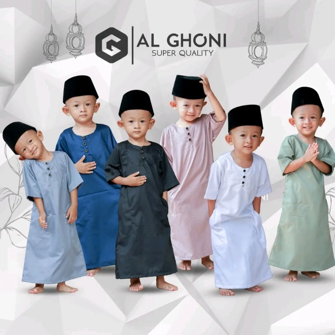 jubah tamama Polos laki laki