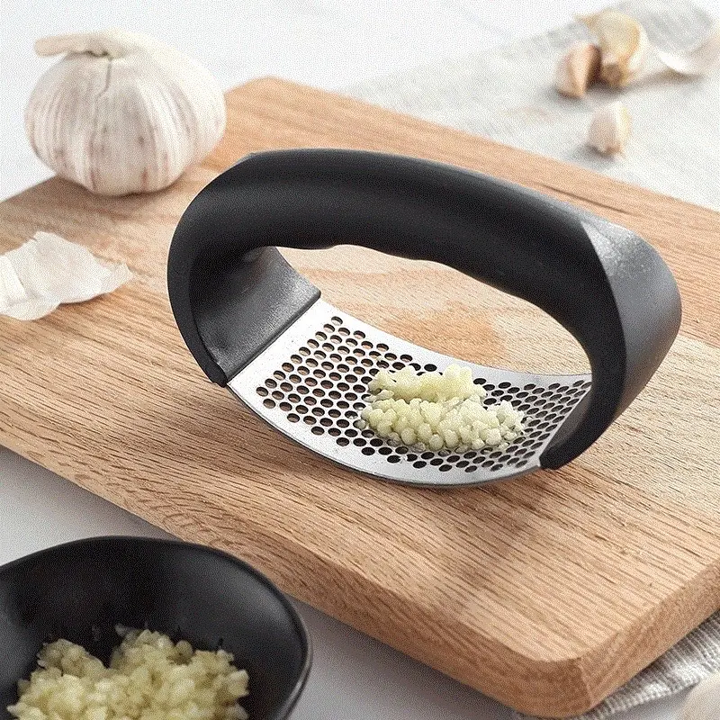 Alat Peras Penghancur Bawang Putih Stainless Penggerus Pencacah Bawang Garlic Ricer Press Pres Bawang Putih merah 4