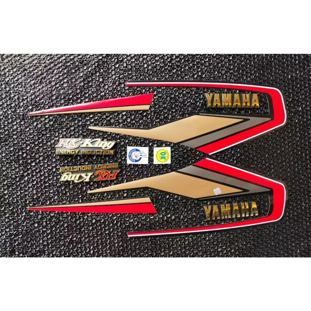 STRIPING STICKER LIS RX KING KOBRA SET EMBLEM RX KING EMBLEM YAMAHA Motorcycle