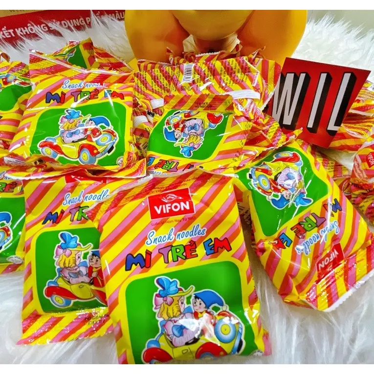 [TOP ĂN VẶT] MÌ TÔM TRẺ EM VIFON-AN BÌNH-VIEFOO 1 BỊCH - 50 GÓI  - MÓN ĂN VẶT TUỔI THƠ Food