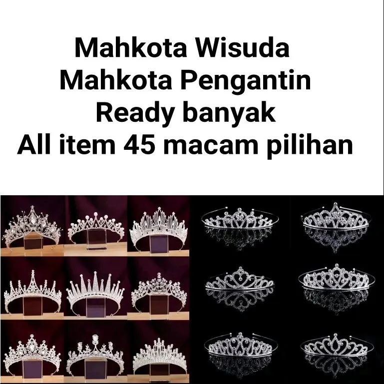 Mahkota  Wisuda/ Mahkota Pengantin all item