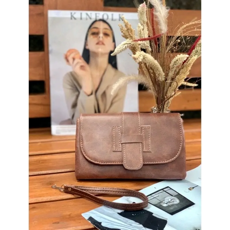 Dompet Selendang Bali Kulit Sintetis Onix 3 in 1 Handbag Slingbag Waistbag 3