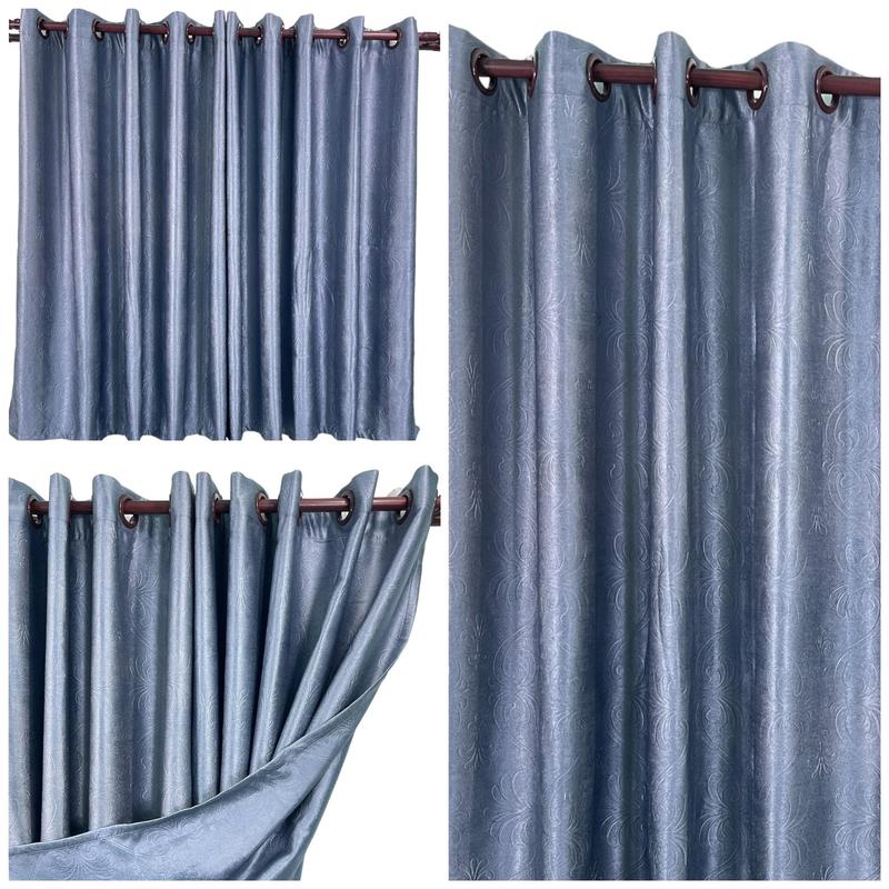 Product Introduction of ม่านหน้าต่างและประตู ตาไก่ สีพื้น 85%98 ม่านห่วงตาไก่ 4 Làoม window blinds ไม้  แขวน ผ้าม่าน หน้าต่าง ผ้าม่าน  ขนาด 150 16