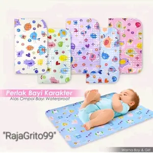 Perlak Bayi Jumbo WaterProof Segala Ukuran / Alas Ompol Bayi Grosir Newborn