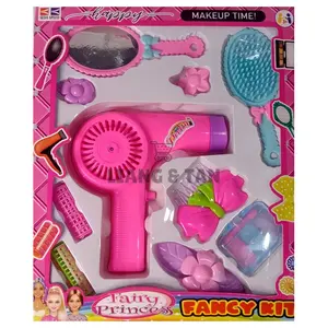( BISA COD ) PROMO MAINAN ANAK MAKEUP MAKE UP FAIRY PRINCESS SET SALON  BEAUTY HAIRDRYER PAKAI BATERAI / MAINAN ANAK PEREMPUAN