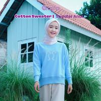 Gambar Qaira Sweater Cotton Crewneck Anak Perempuan - Soft Pink, M (6-7th) dari Hijab Anak Qaira Kab. Semarang 3 Tokopedia