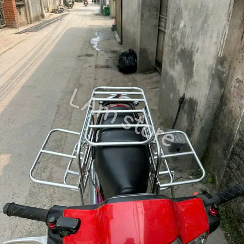 Giá xe chở hàng,Baga 2 cánh chở hàng nặng .cồng kềnh,ống thép phi 21 dày 1ly2.Trọng tải 150kg 4