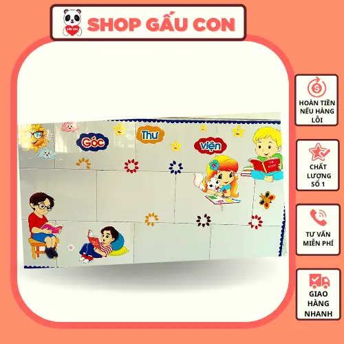 Góc lớp mầm non bằng decal hình ảnh rời dùng trang trí trong và ngoài lớp đủ chữ kèm hình Decor Decor Phòng, 18 chủ đề trong mầm non, dễ dàng cắt dán sử dụng 6